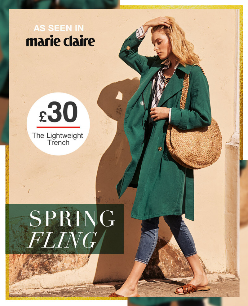 Elsa Hosk featured in  the Matalan advertisement for Spring/Summer 2019