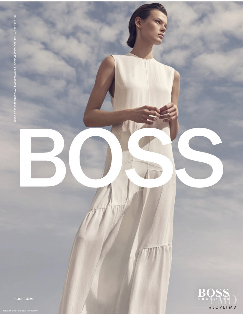 Cara Taylor featured in  the Boss by Hugo Boss advertisement for Spring/Summer 2019
