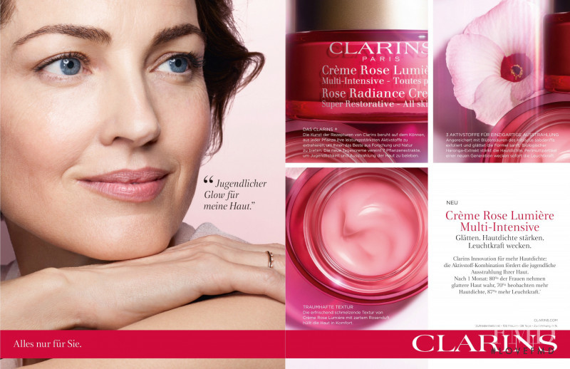 Clarins advertisement for Spring/Summer 2019