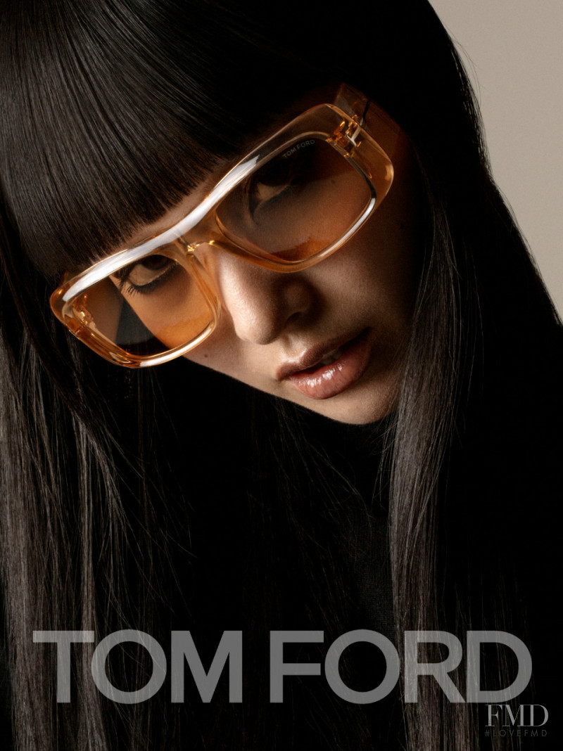 Yuka Mannami featured in  the Tom Ford Eyewear advertisement for Spring/Summer 2019