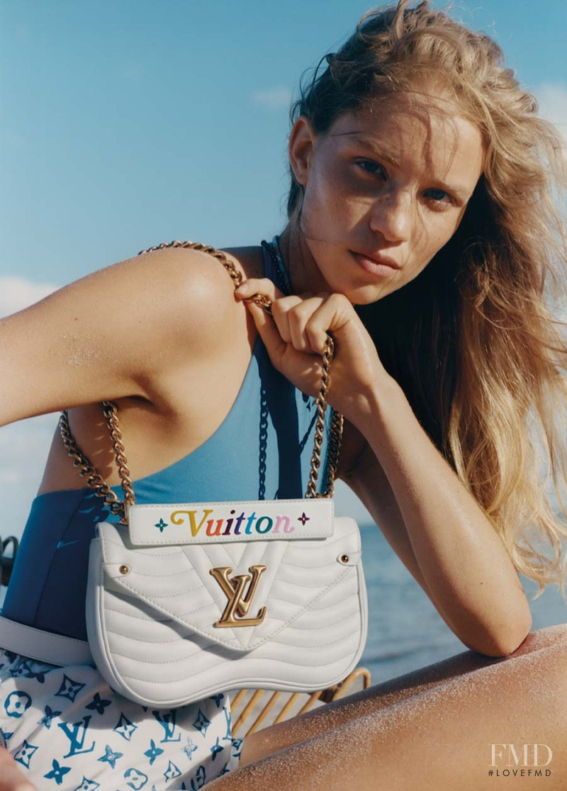 Rebecca Leigh Longendyke featured in  the Louis Vuitton The New Tambour Horizon advertisement for Summer 2019