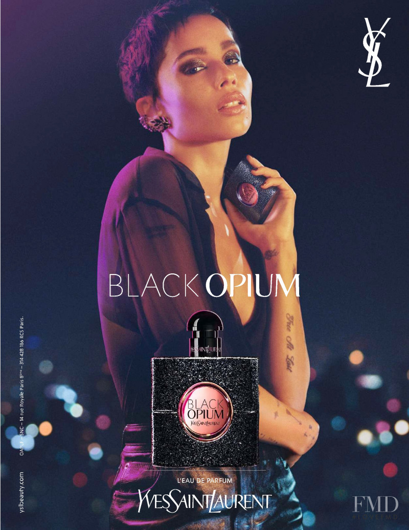 YSL Fragrance Black Opium Fragrance advertisement for Spring/Summer 2019