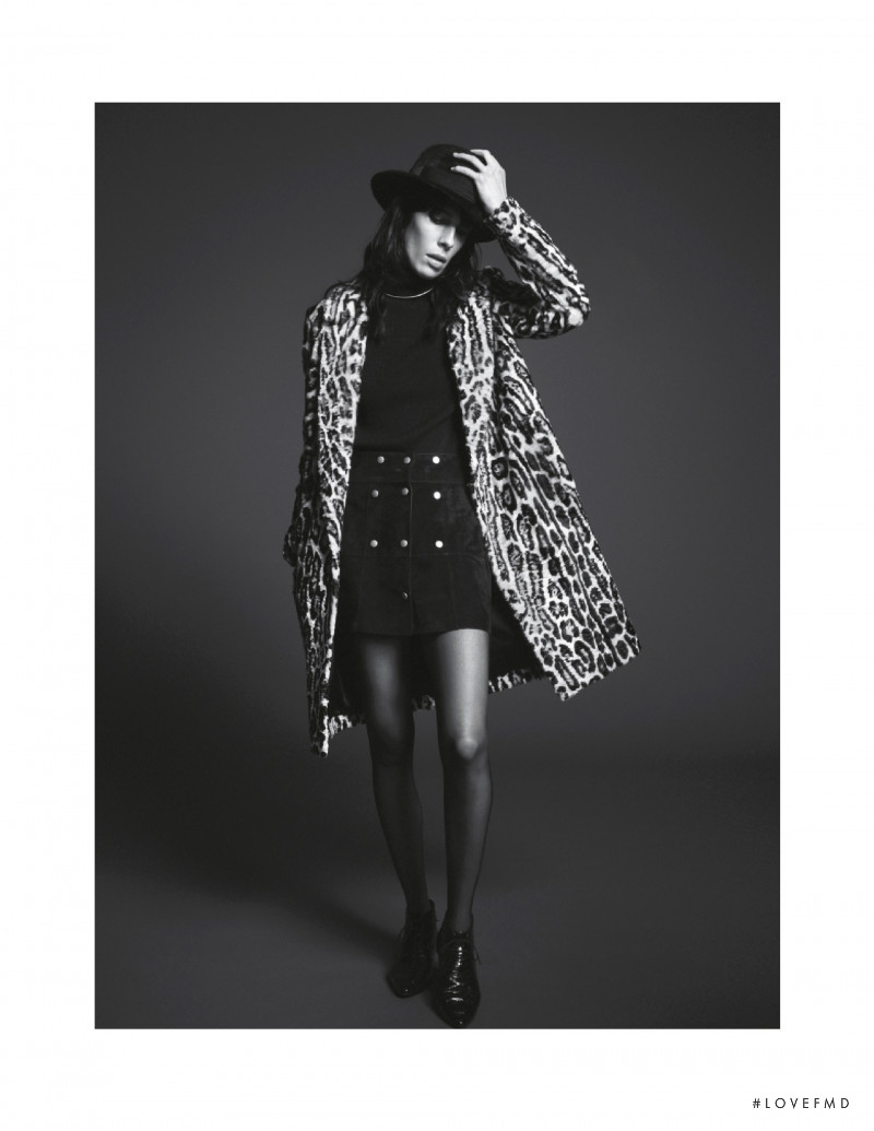 Jamie Bochert featured in  the Saint Laurent advertisement for Fall 2019