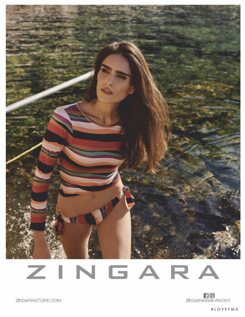 Alejandra Infante featured in  the Zingara advertisement for Spring/Summer 2019