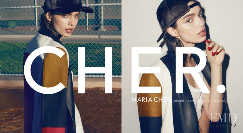 Luma Grothe featured in  the Maria Cher advertisement for Autumn/Winter 2014