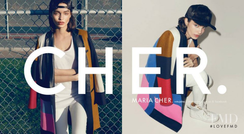 Luma Grothe featured in  the Maria Cher advertisement for Autumn/Winter 2014