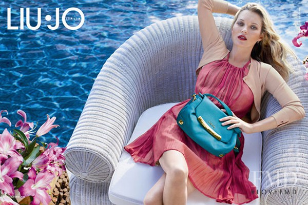 Kate Moss featured in  the Liu Jo advertisement for Spring/Summer 2013