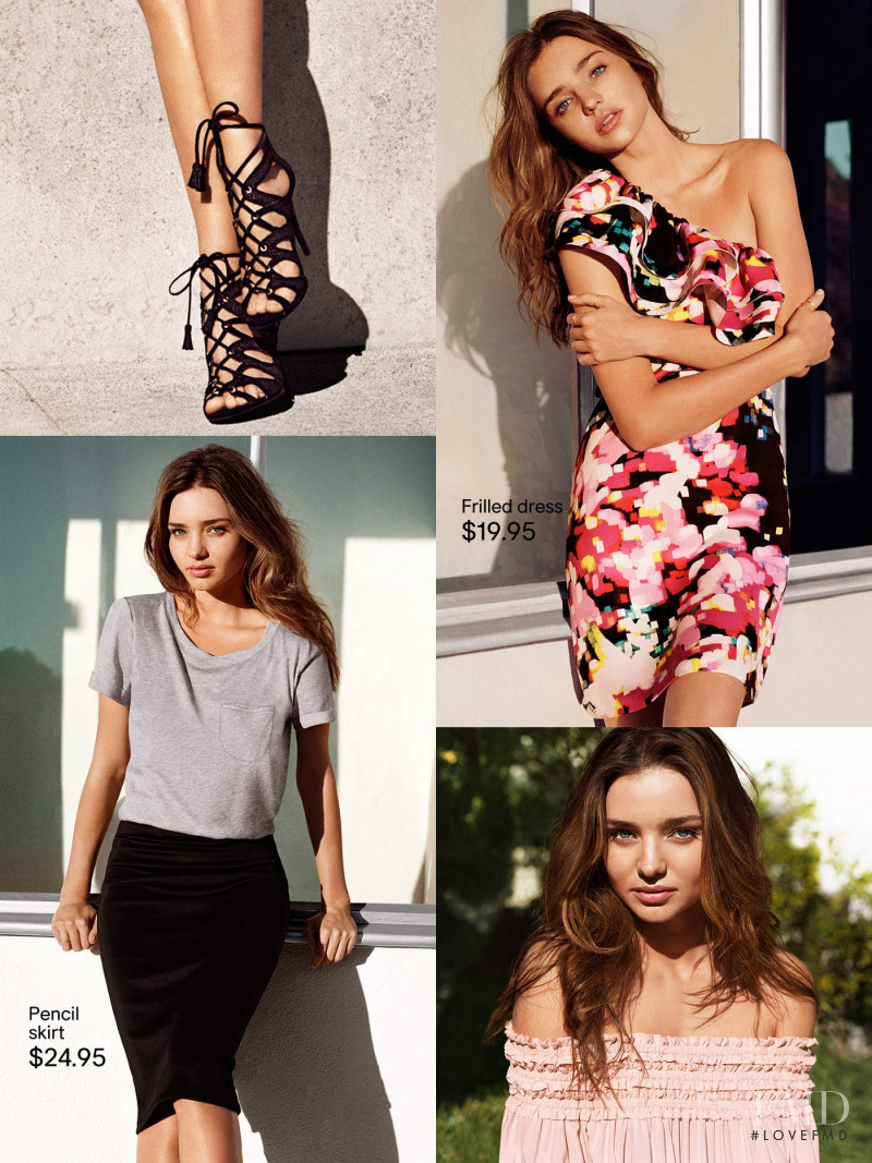 Miranda Kerr featured in  the H&M advertisement for Autumn/Winter 2014