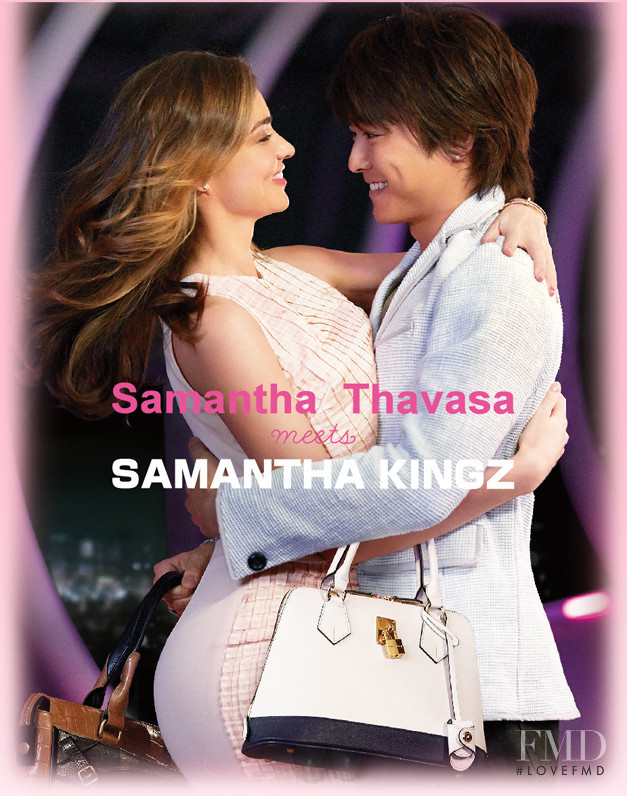 Miranda Kerr featured in  the Samantha Thavasa advertisement for Autumn/Winter 2014