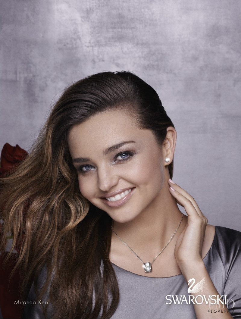 Miranda Kerr featured in  the Swarovski advertisement for Christmas 2014