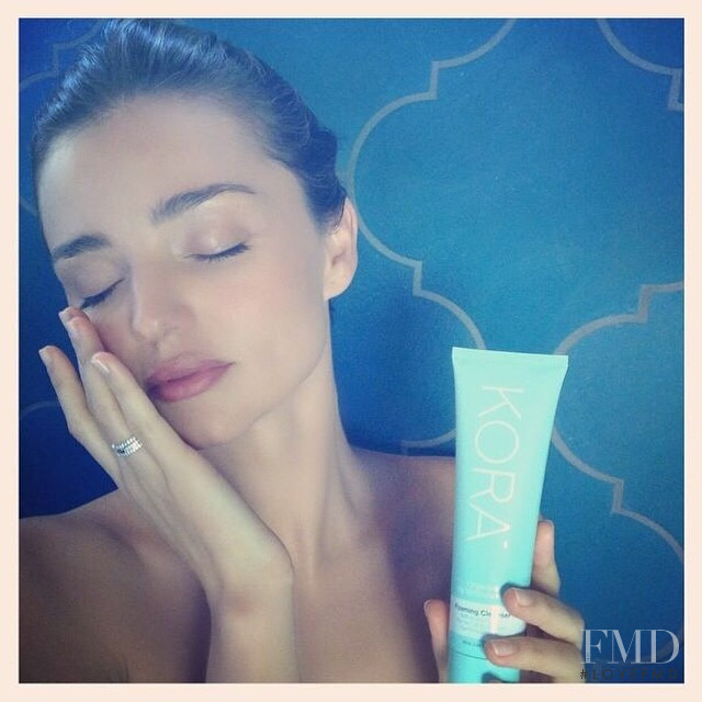 Miranda Kerr featured in  the Kora Organics advertisement for Autumn/Winter 2014