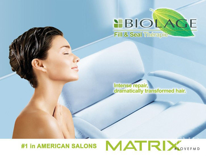 Miranda Kerr featured in  the Biolage advertisement for Spring/Summer 2006