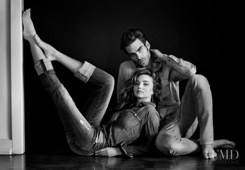 Jon Kortajarena featured in  the 7 For All Mankind advertisement for Autumn/Winter 2014