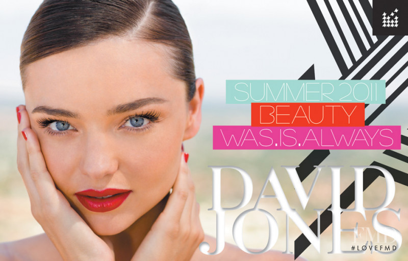 Miranda Kerr featured in  the David Jones advertisement for Spring/Summer 2011