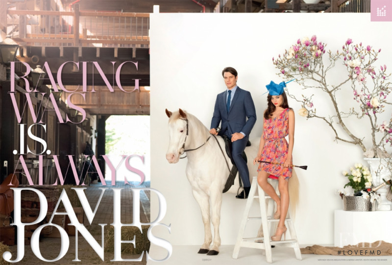 Miranda Kerr featured in  the David Jones advertisement for Spring/Summer 2011