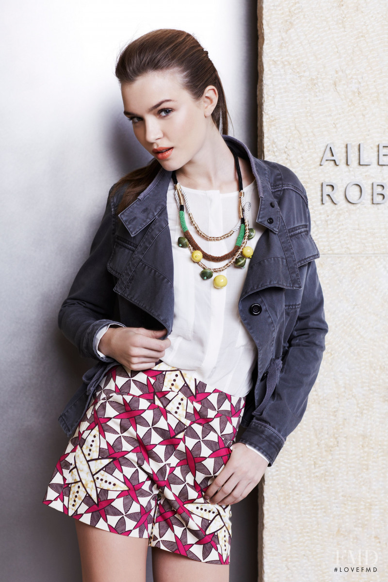 Josephine Skriver featured in  the Anthropologie catalogue for Spring/Summer 2014