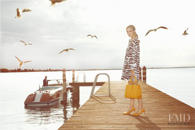 Abi Fox featured in  the Carlo Pazolini advertisement for Spring/Summer 2014