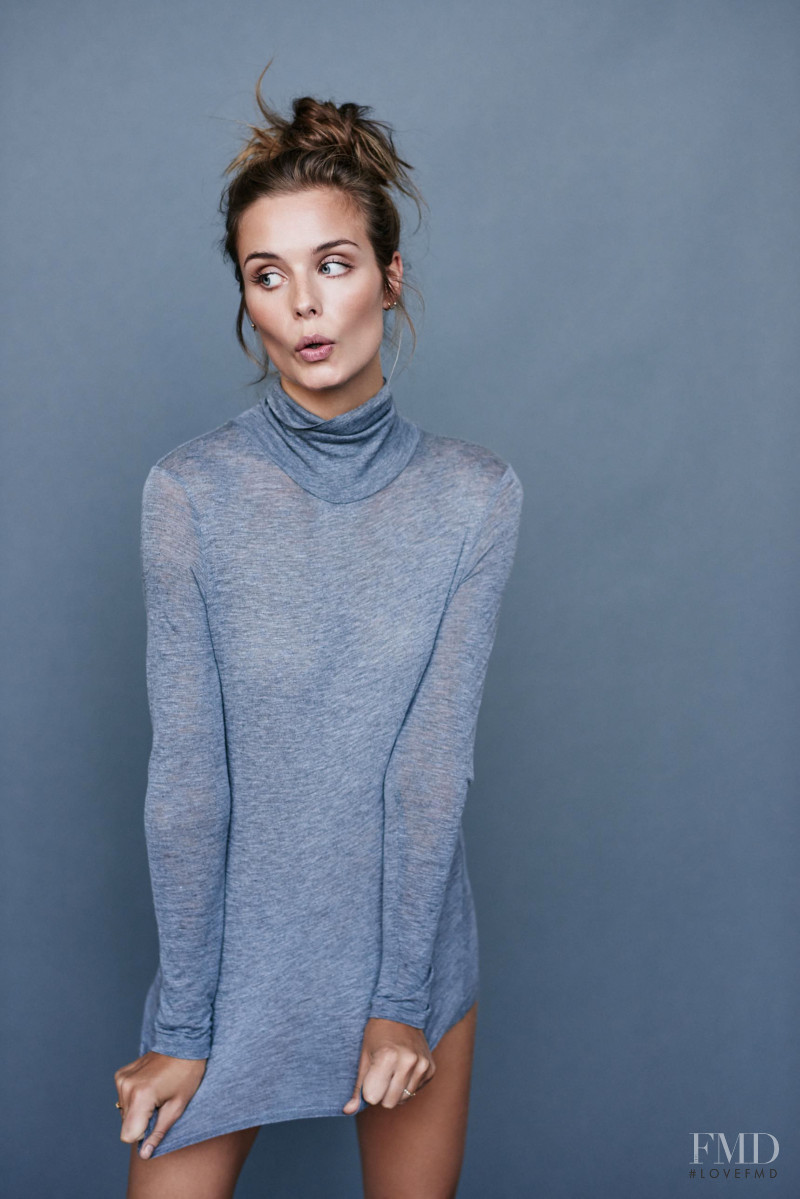 Abi Fox featured in  the Companys advertisement for Autumn/Winter 2015