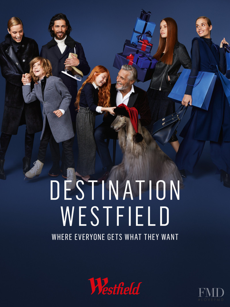 Abi Fox featured in  the Westfield advertisement for Christmas 2016