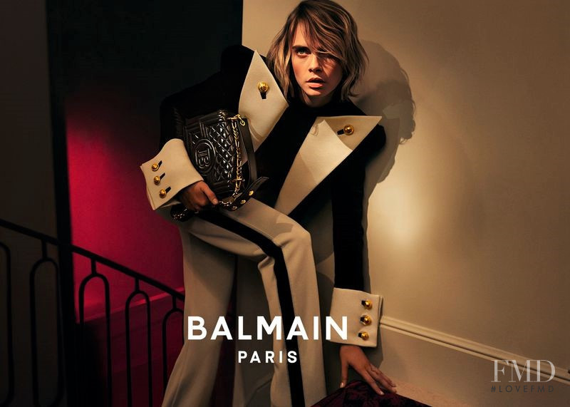 Cara Delevingne featured in  the Balmain Balmain The Choice Campaign with Cara Delevingne advertisement for Summer 2019