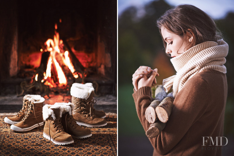 Abi Fox featured in  the Aigle lookbook for Autumn/Winter 2014