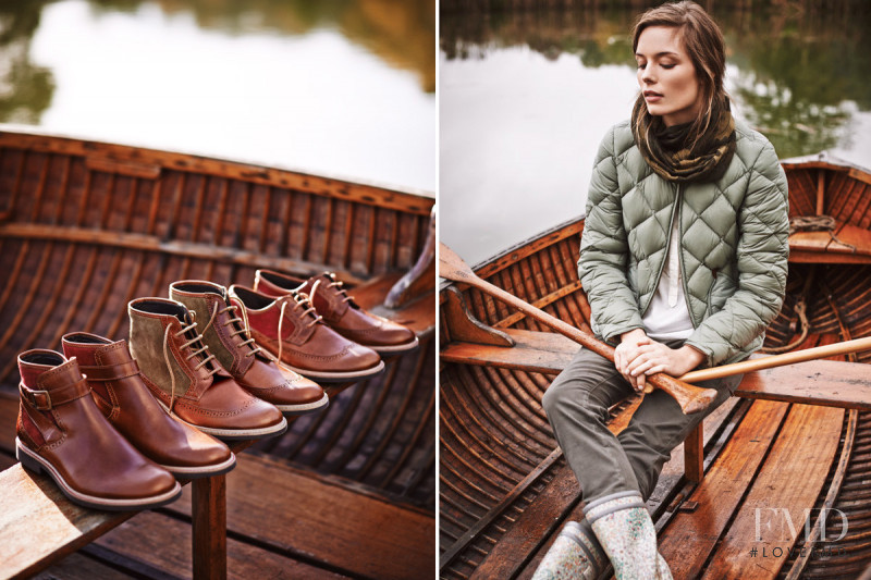 Abi Fox featured in  the Aigle lookbook for Autumn/Winter 2014