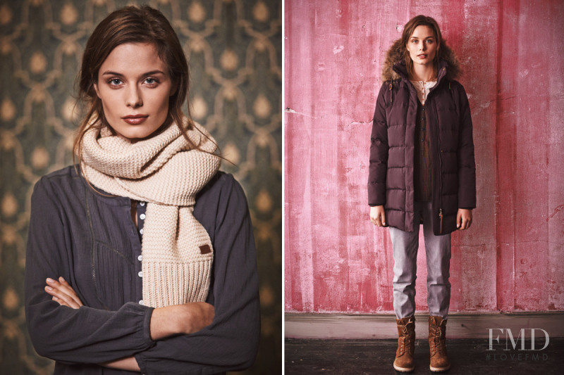 Abi Fox featured in  the Aigle lookbook for Autumn/Winter 2014