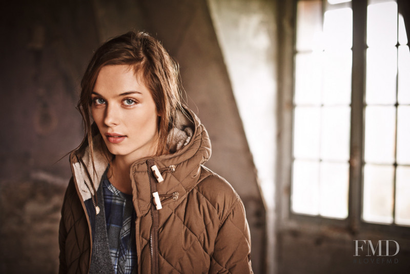 Abi Fox featured in  the Aigle lookbook for Autumn/Winter 2014