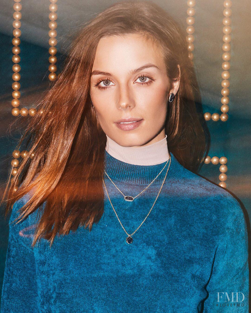 Abi Fox featured in  the Kendra Scott advertisement for Autumn/Winter 2017