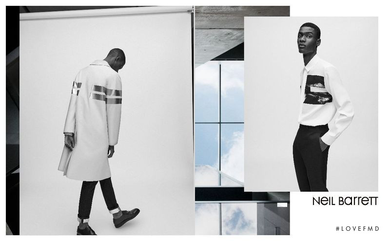 Neil Barrett Neil Barrett Spring/Summer 2018 Campaign advertisement for Spring/Summer 2018