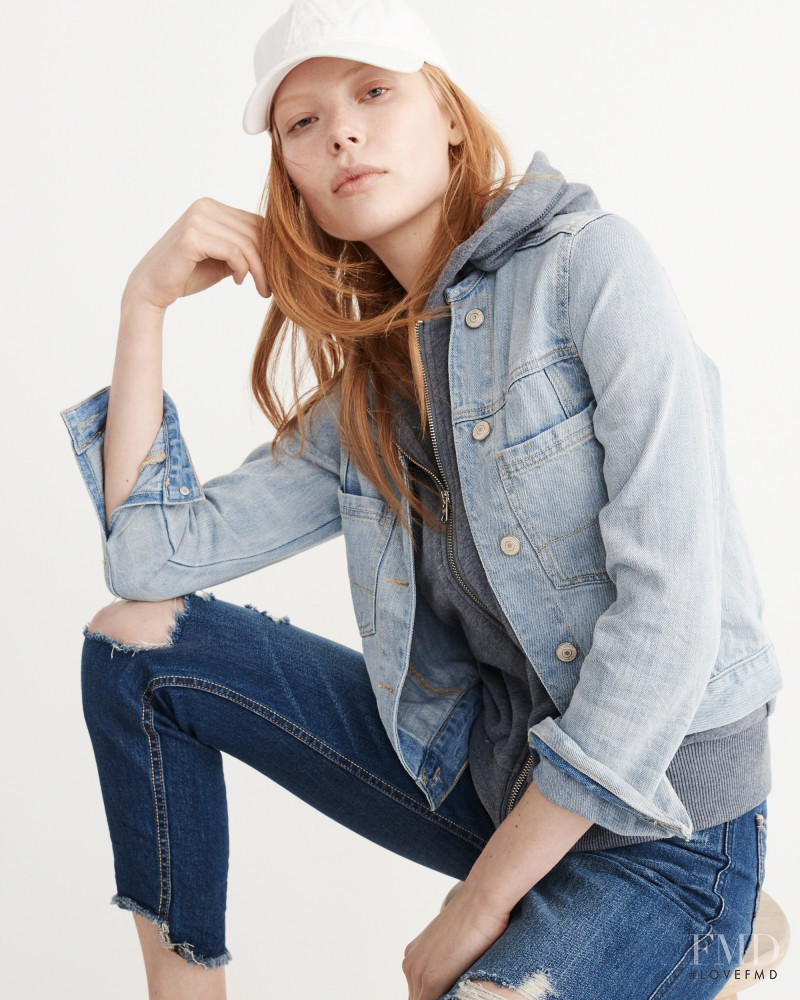 Sofie Theobald featured in  the Abercrombie & Fitch catalogue for Spring/Summer 2017