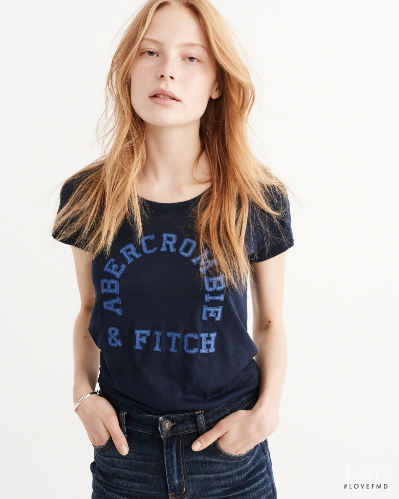 Sofie Theobald featured in  the Abercrombie & Fitch catalogue for Spring/Summer 2017