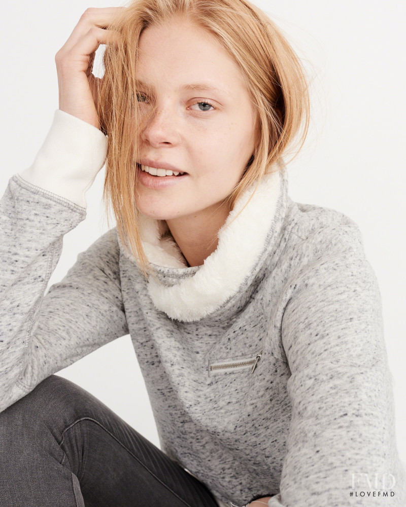 Sofie Theobald featured in  the Abercrombie & Fitch catalogue for Autumn/Winter 2016