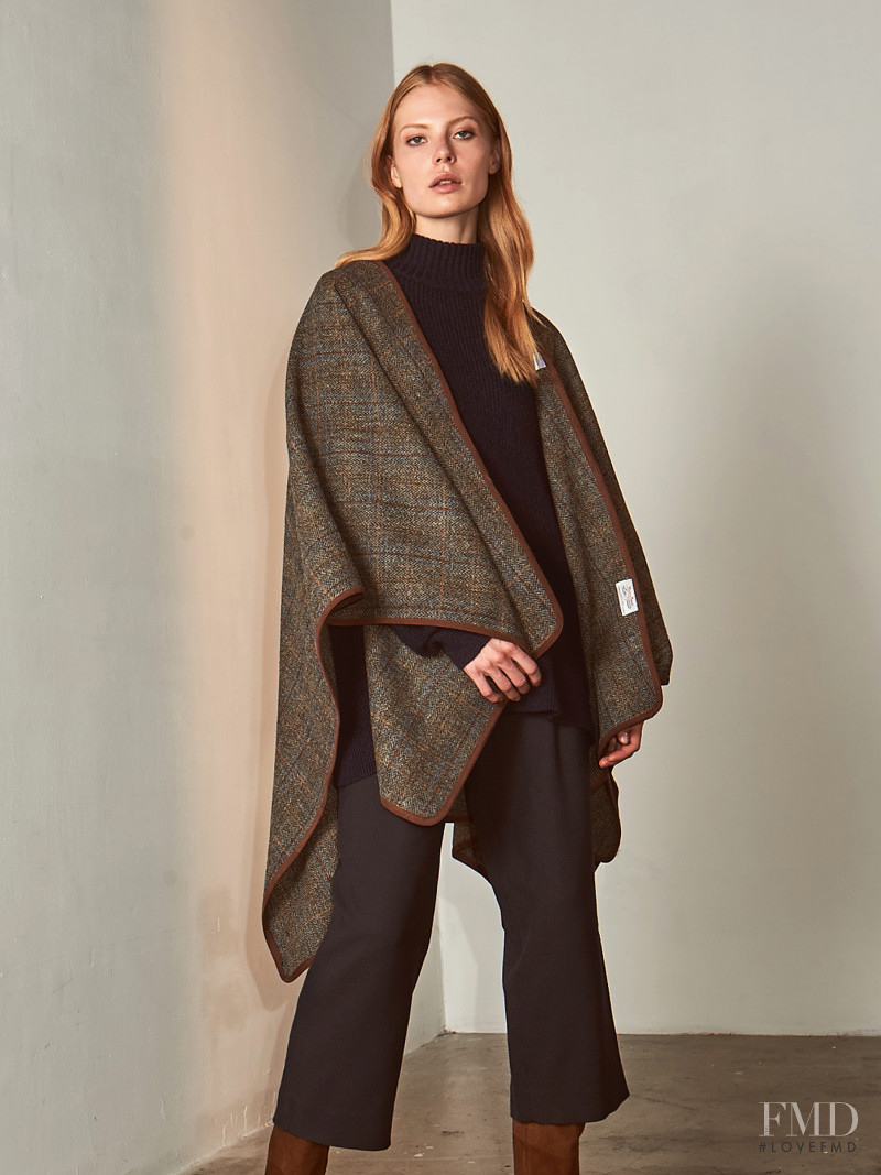 Sofie Theobald featured in  the Sands & Hall lookbook for Autumn/Winter 2016