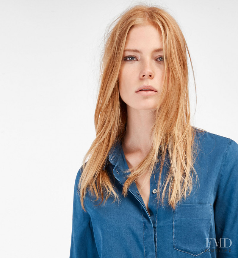 Sofie Theobald featured in  the Massimo Dutti Denim lookbook for Fall 2016
