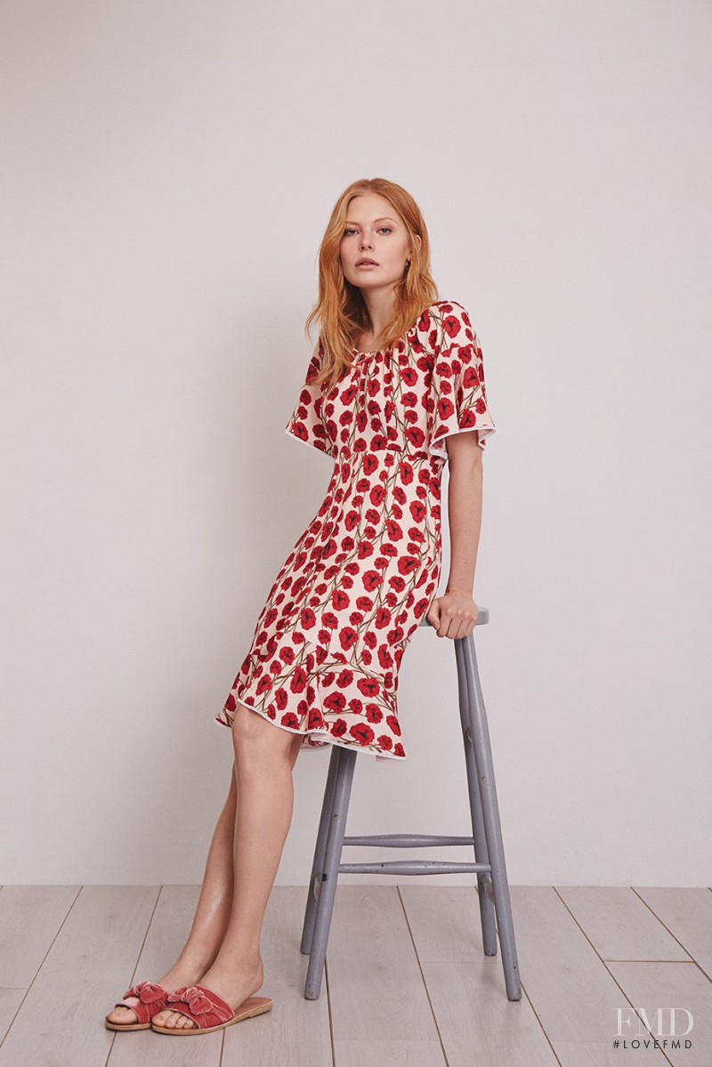 Sofie Theobald featured in  the London Tea Dress Company catalogue for Spring/Summer 2018