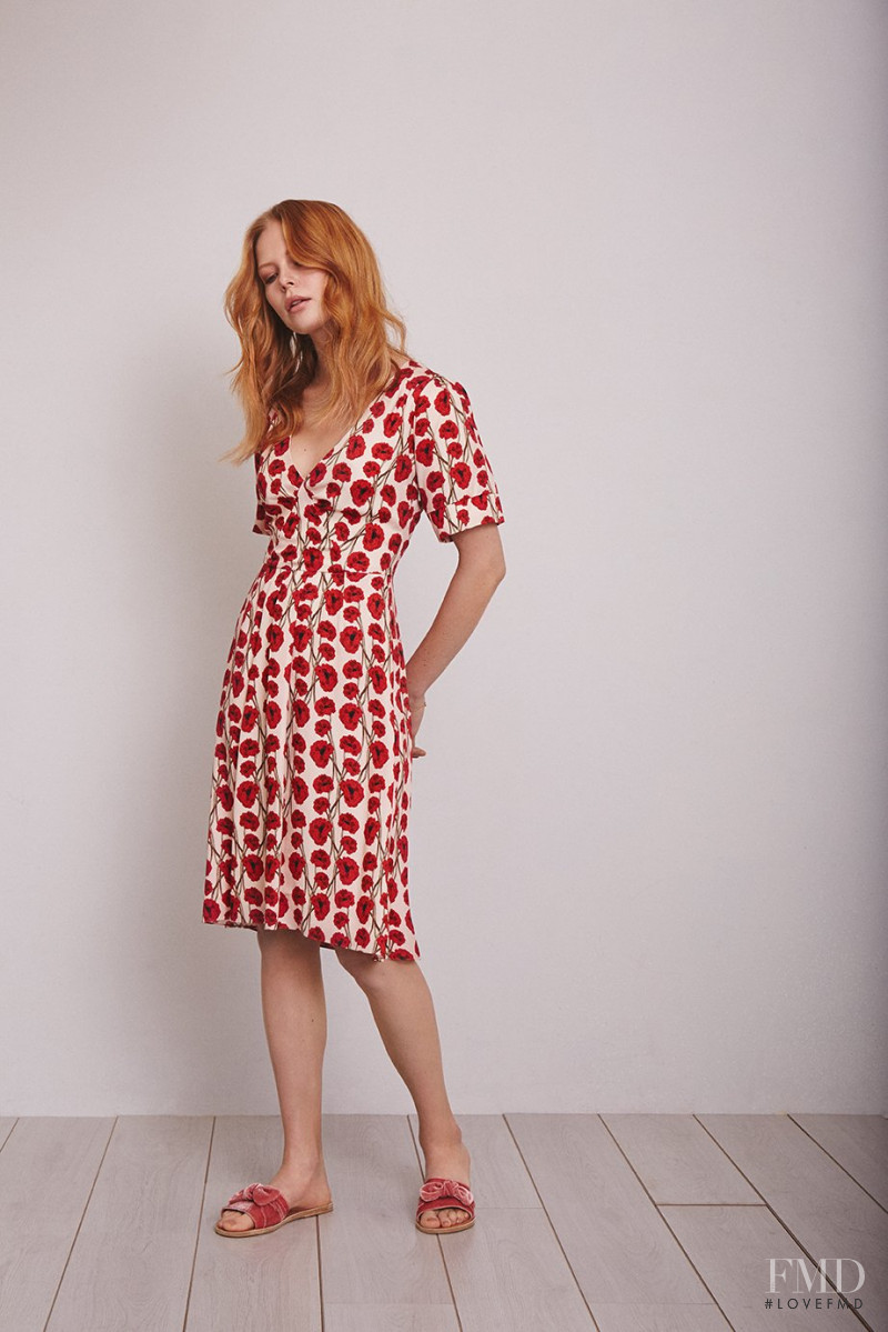 Sofie Theobald featured in  the London Tea Dress Company catalogue for Spring/Summer 2018