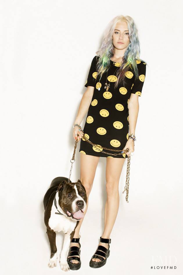 Chloe Norgaard featured in  the Complot advertisement for Spring/Summer 2013