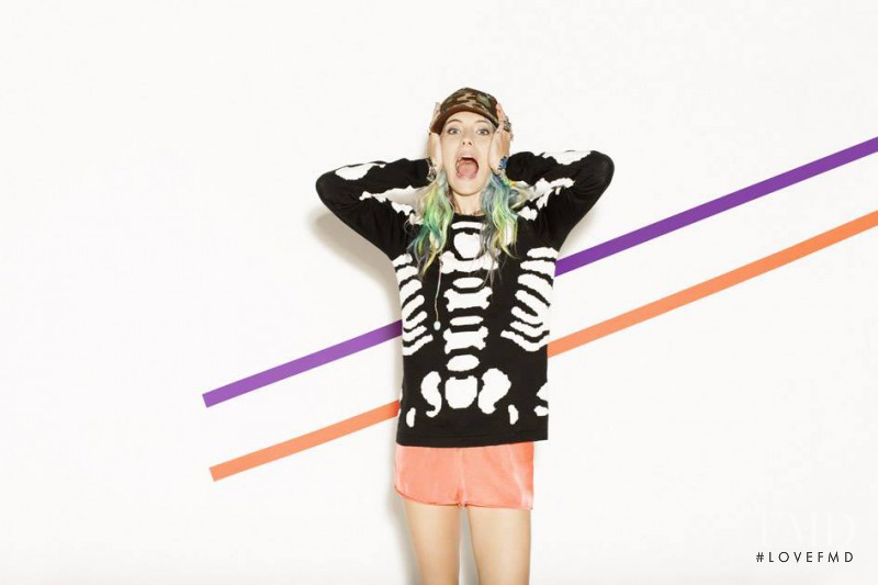 Chloe Norgaard featured in  the Complot advertisement for Spring/Summer 2013