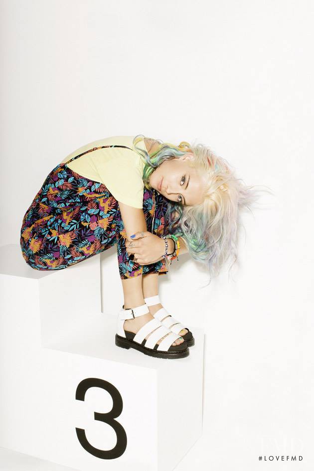 Chloe Norgaard featured in  the Complot advertisement for Spring/Summer 2013