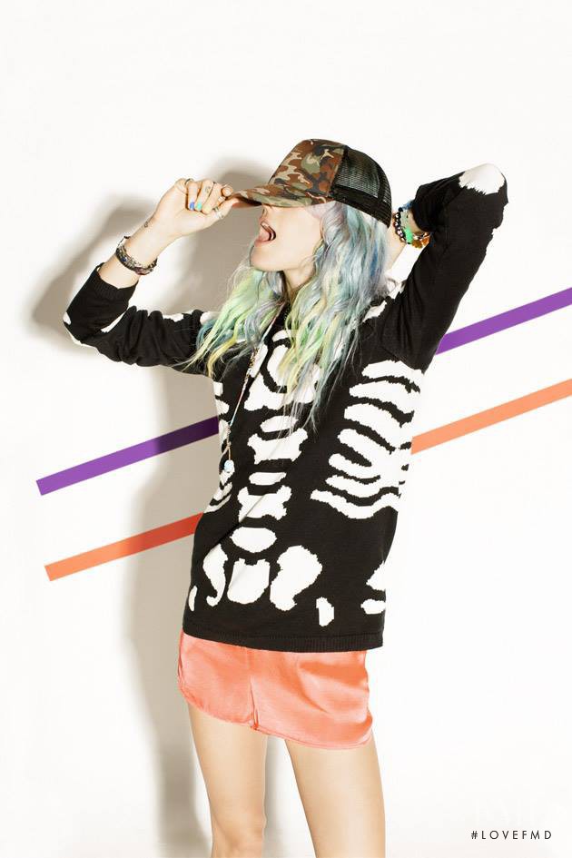 Chloe Norgaard featured in  the Complot advertisement for Spring/Summer 2013