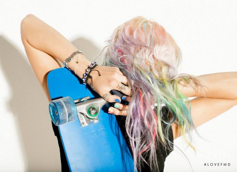 Chloe Norgaard featured in  the Complot advertisement for Spring/Summer 2013