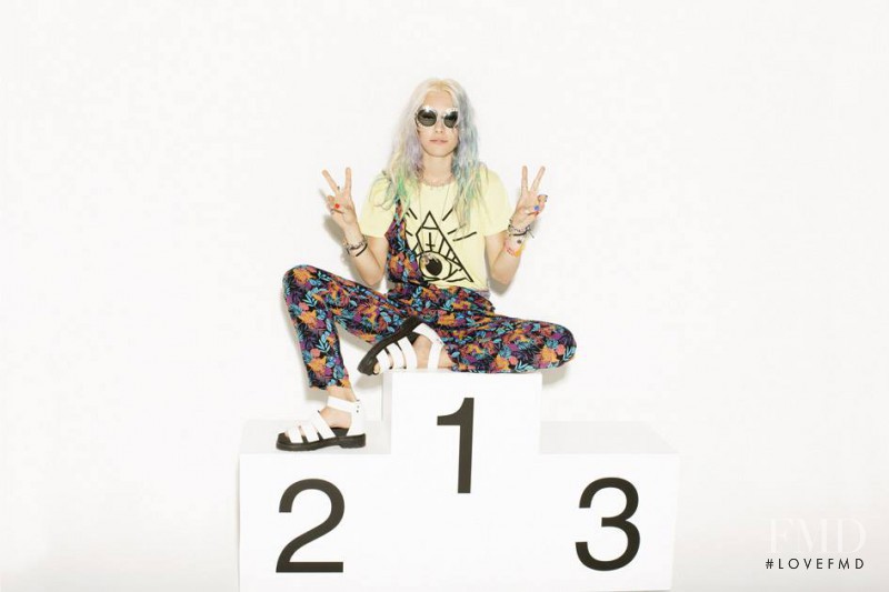 Chloe Norgaard featured in  the Complot advertisement for Spring/Summer 2013