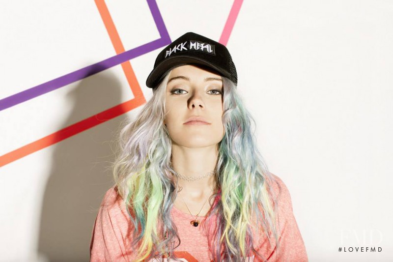 Chloe Norgaard featured in  the Complot advertisement for Spring/Summer 2013