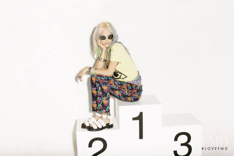 Chloe Norgaard featured in  the Complot advertisement for Spring/Summer 2013