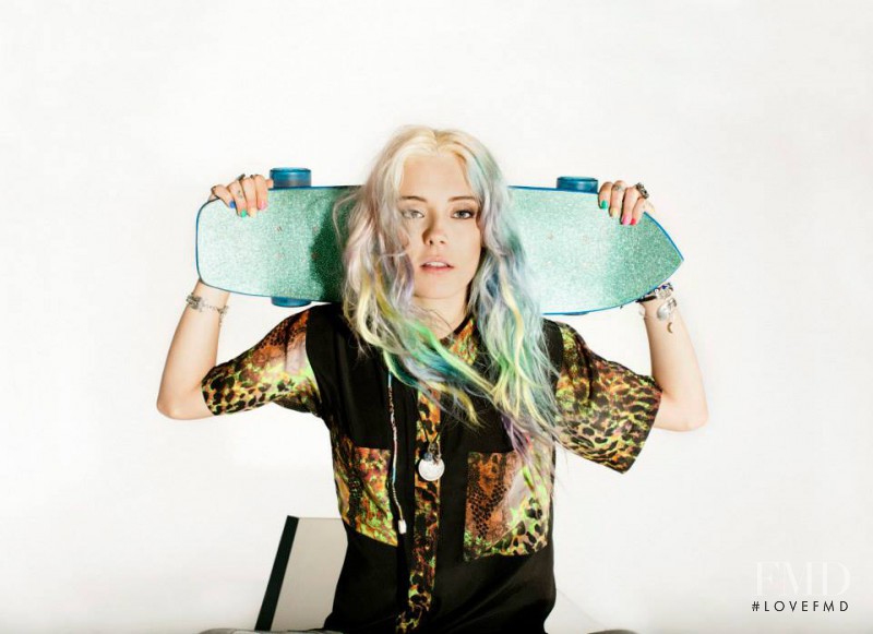 Chloe Norgaard featured in  the Complot advertisement for Spring/Summer 2013