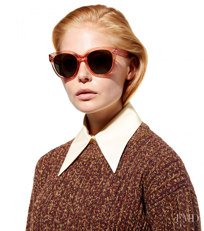 Sofie Theobald featured in  the mytheresa.com Celine Eyewear lookbook for Autumn/Winter 2017