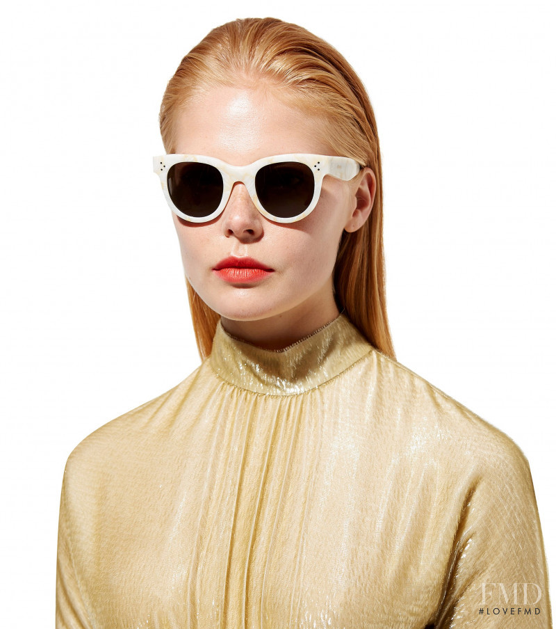 Sofie Theobald featured in  the mytheresa.com Celine Eyewear lookbook for Autumn/Winter 2017