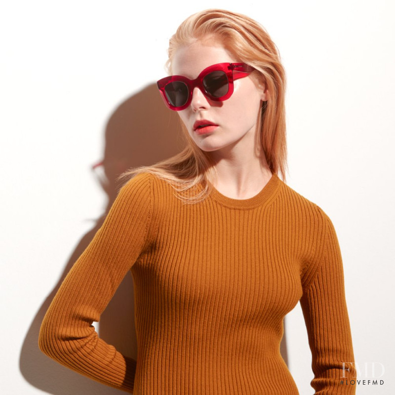 Sofie Theobald featured in  the mytheresa.com Celine Eyewear lookbook for Autumn/Winter 2017