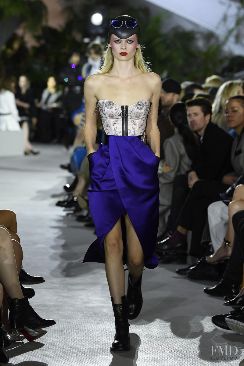 Holly Magson featured in  the Louis Vuitton fashion show for Resort 2020